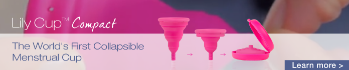 Lily Cup Compact - The World's First Collapsible Menstrual Cup