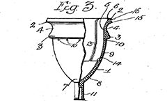 Patent Drawing of a Menstrual Cup