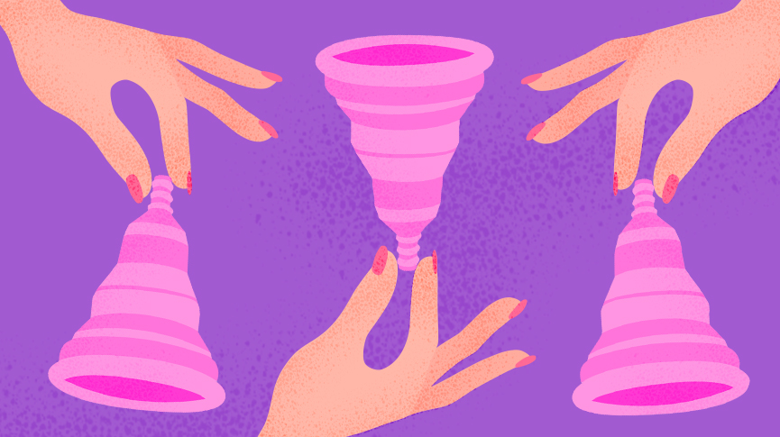 menstrual cup Infographic