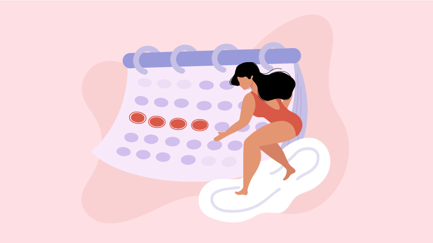 Menstruation on vacation